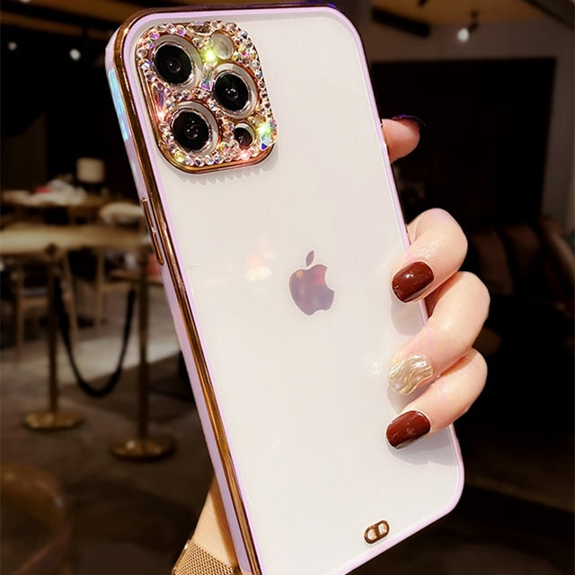Luxury Plating Camera Glitter iPhone Case™