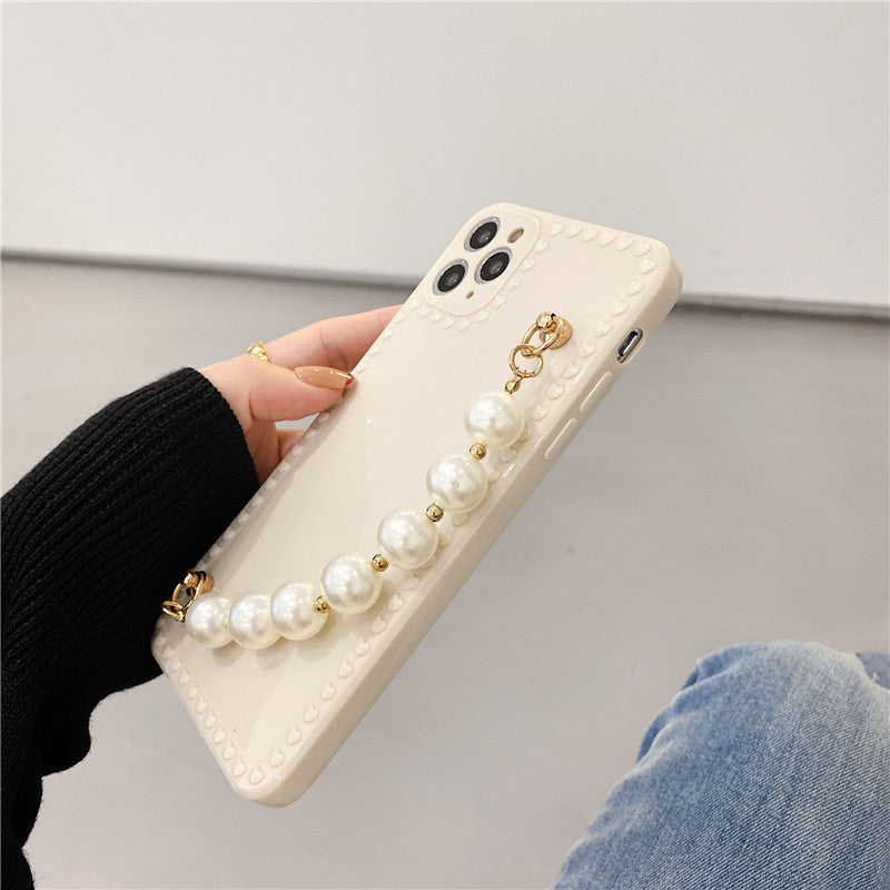 Pearl Chain Soft Phone Case For iPhone™