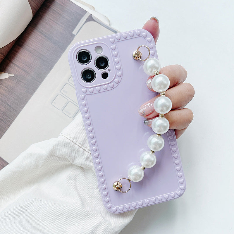 Pearl Chain Soft Phone Case For iPhone™