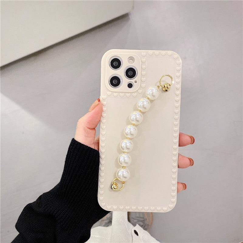 Pearl Chain Soft Phone Case For iPhone™