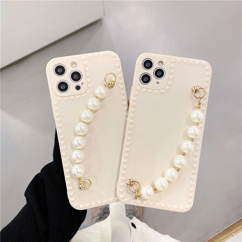 Pearl Chain Soft Phone Case For iPhone™