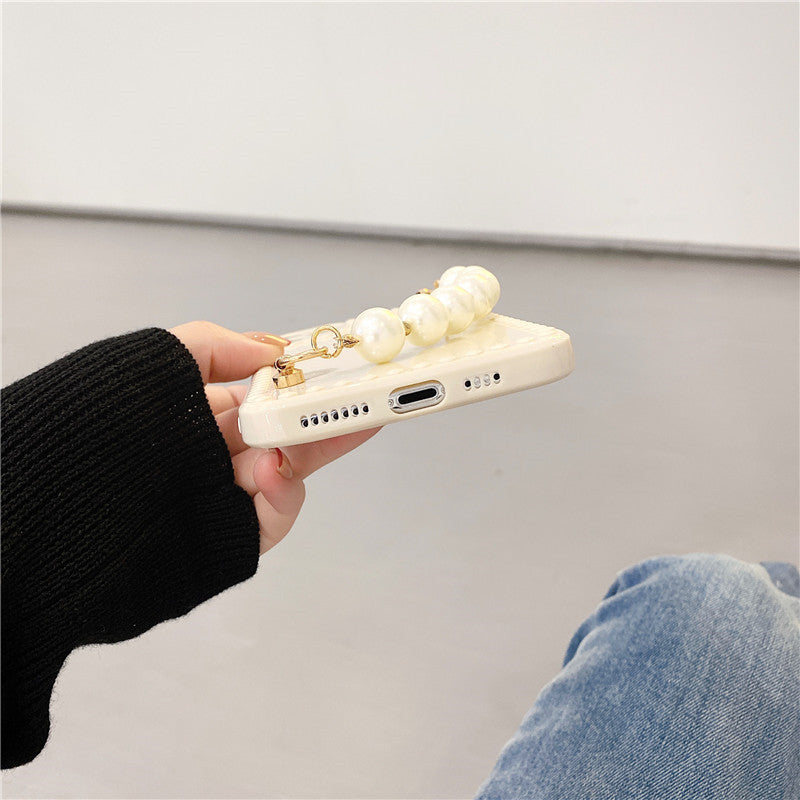 Pearl Chain Soft Phone Case For iPhone™