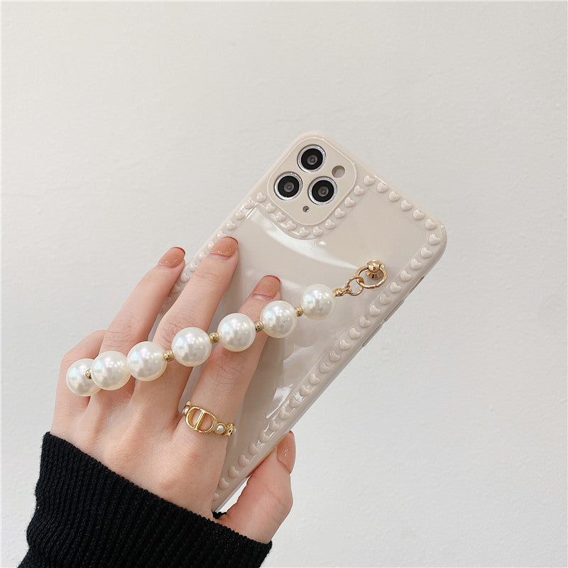 Pearl Chain Soft Phone Case For iPhone™
