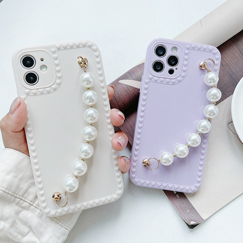 Pearl Chain Soft Phone Case For iPhone™