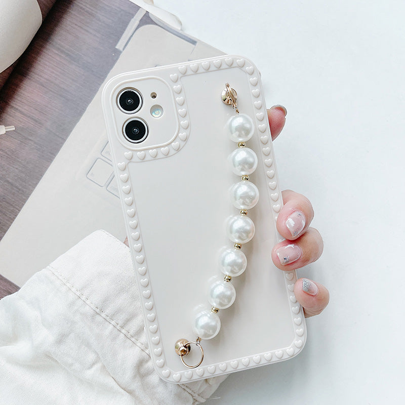 Pearl Chain Soft Phone Case For iPhone™