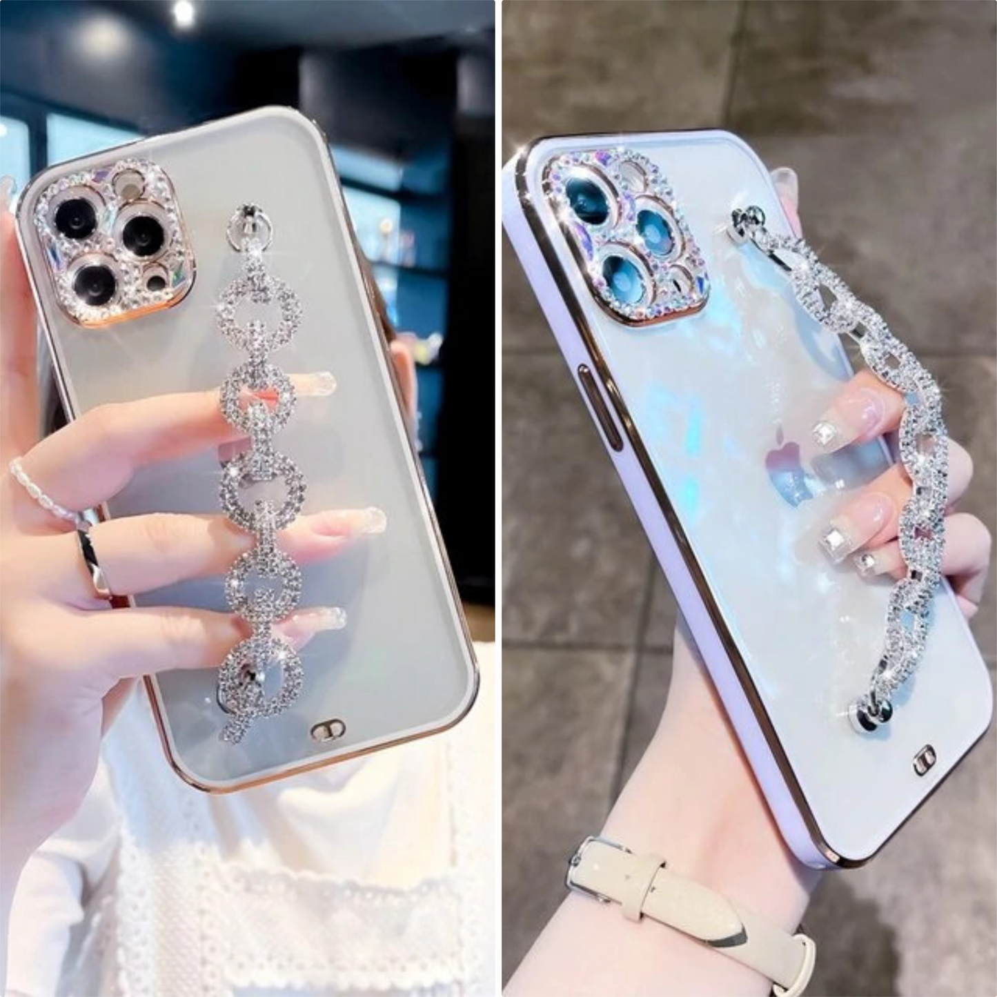 Buy 1 Get 1 FREE Glitter Diamond Bracelet iPhone Case™