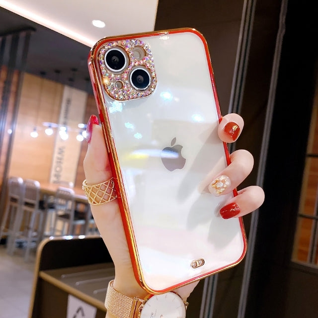 Luxury Plating Camera Glitter iPhone Case™