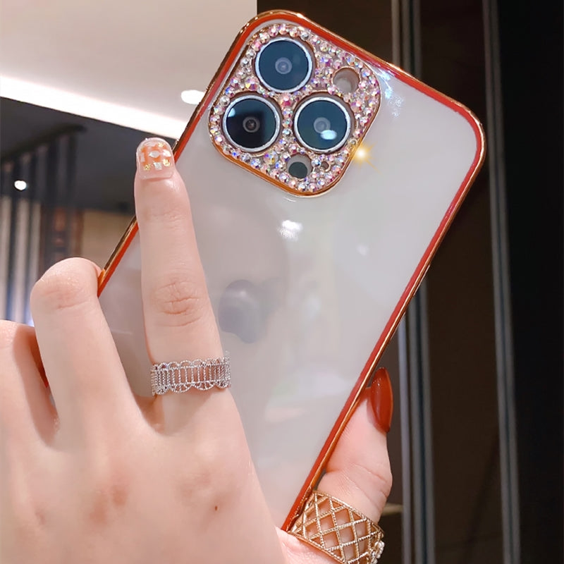 Luxury Plating Camera Glitter iPhone Case™